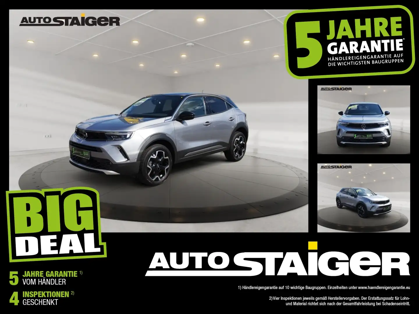 Opel Mokka 1.2 Ultimate Alcantara Rückfahrkamera Grau - 1