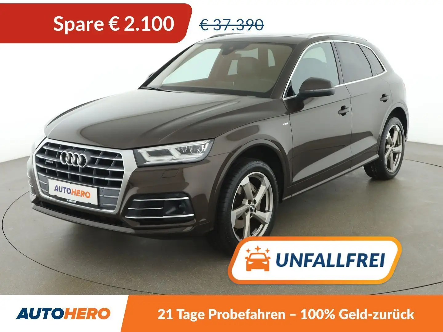 Audi Q5 40 TDI quattro Sport S line Aut. *PANO*LED*ACC* Brun - 1