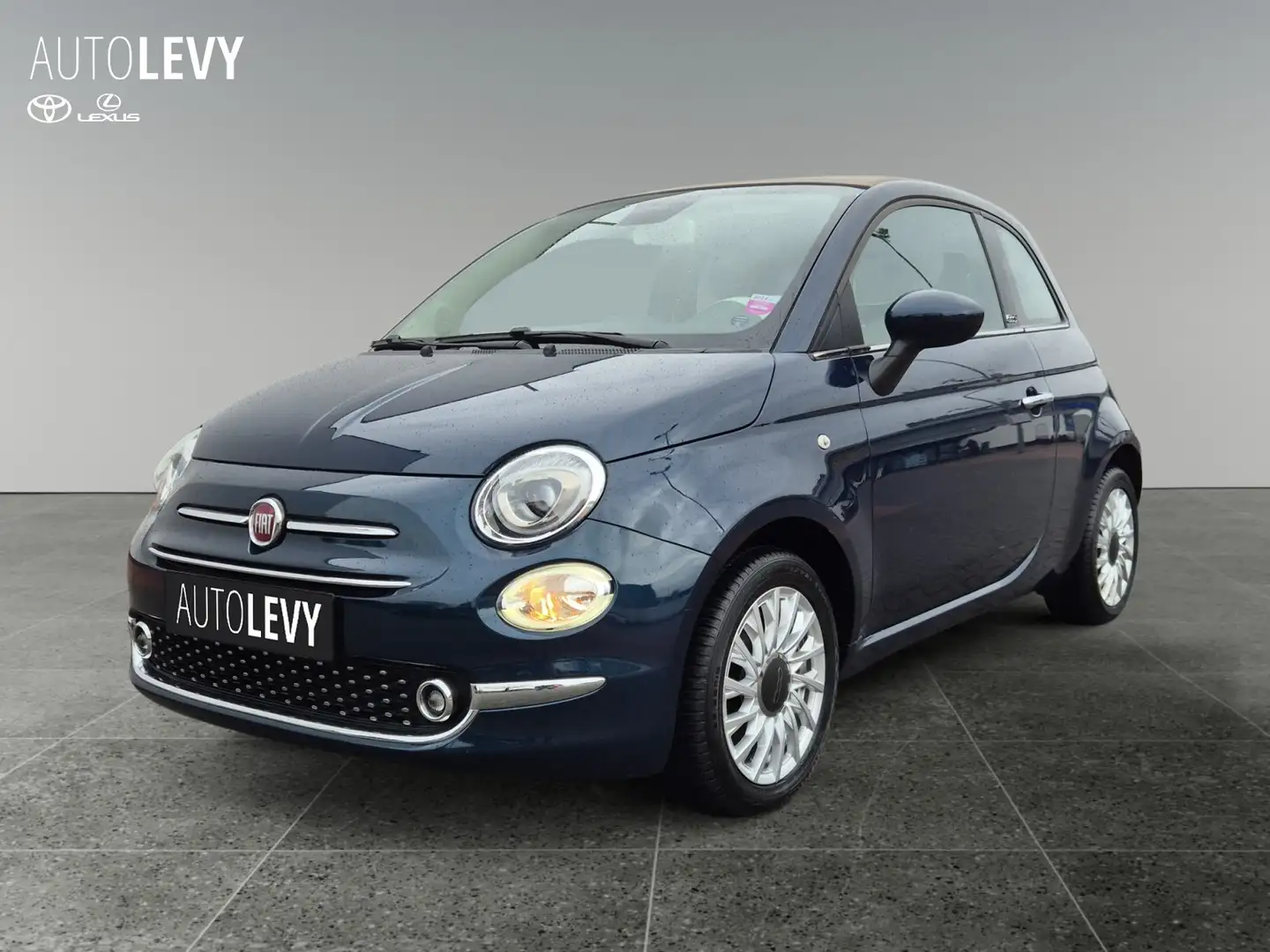 Fiat 500C 500 Cabrio 1.2 8V S&S Lounge Faltdach*el. Fenster Blau - 2