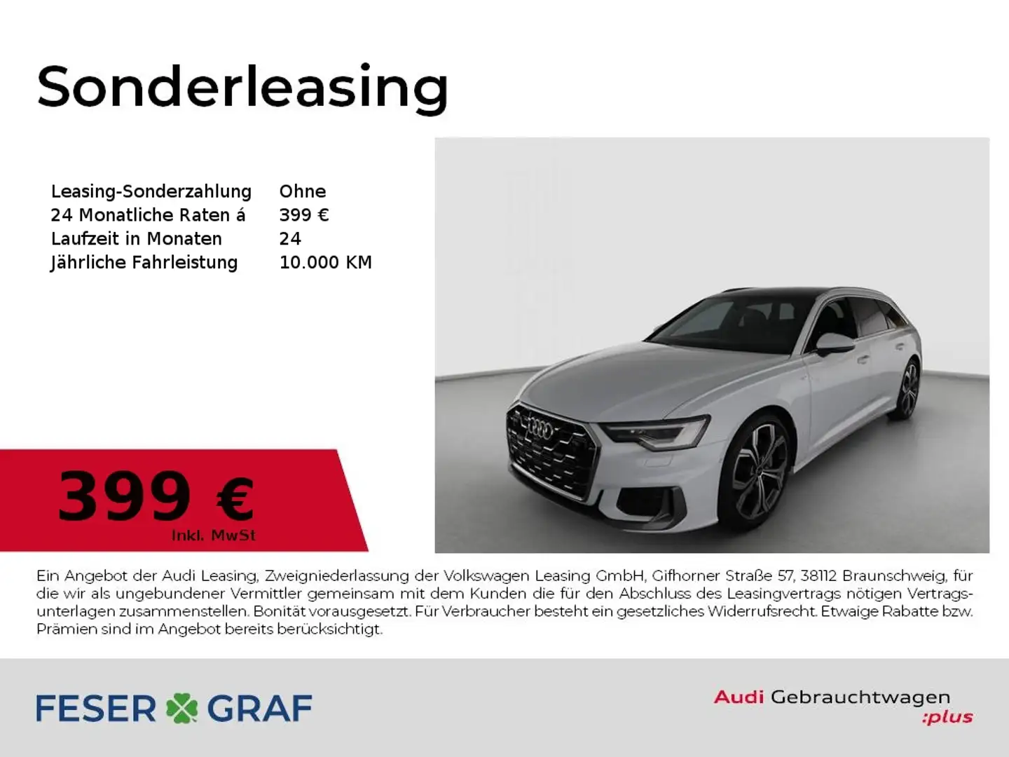 Audi A6 Avant 40 TFSI qu - S line - AHK - PANORAMA - Weiß - 1