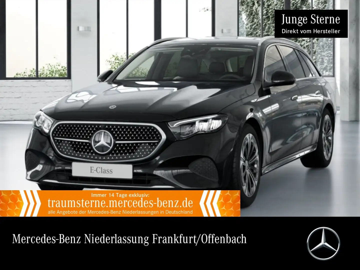 Mercedes-Benz E 300 de T 4M Hybrid Avantgarde Fahrass Burmester Schwarz - 1
