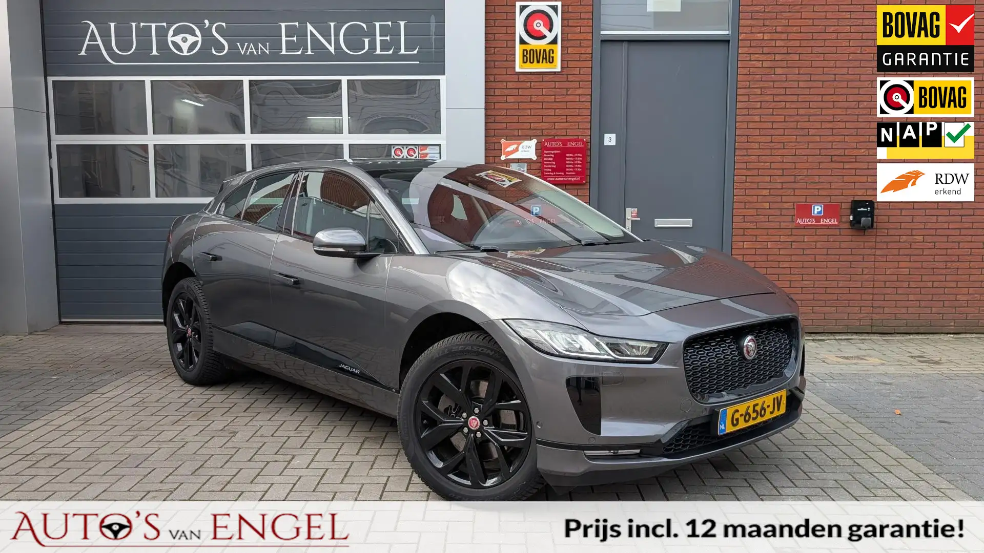 Jaguar I-Pace EV400 Business Edition S 90 kWh Pano/Meridian/1eig Grijs - 1