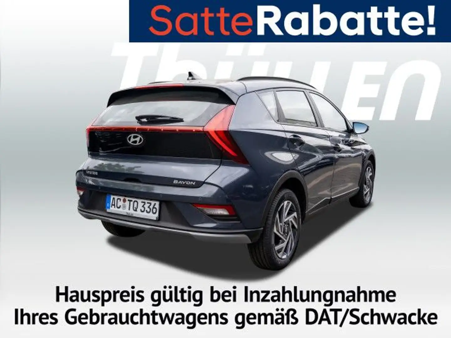 Hyundai BAYON FL 1.0 T-GDi 6-MT 2WD Trend Komfortpaket LED Gris - 2