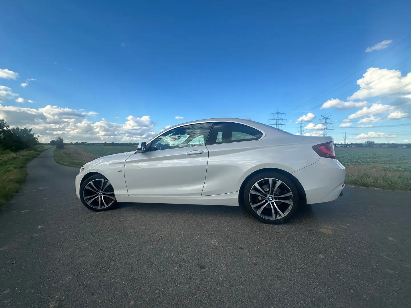 BMW 225 225d Coupe Sport-Aut. Sport Line Weiß - 2