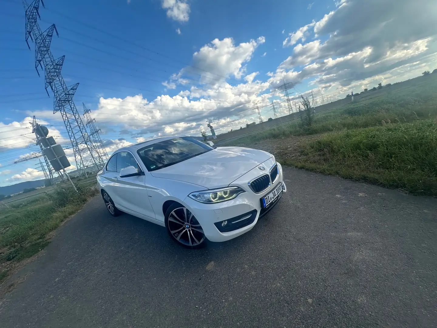 BMW 225 225d Coupe Sport-Aut. Sport Line Weiß - 1