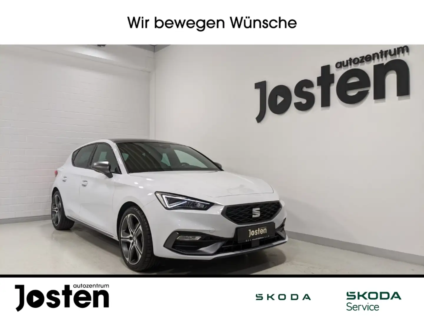 SEAT Leon FR 2.0 TSI DSG LED Pano StHz Beats Navi Weiß - 1