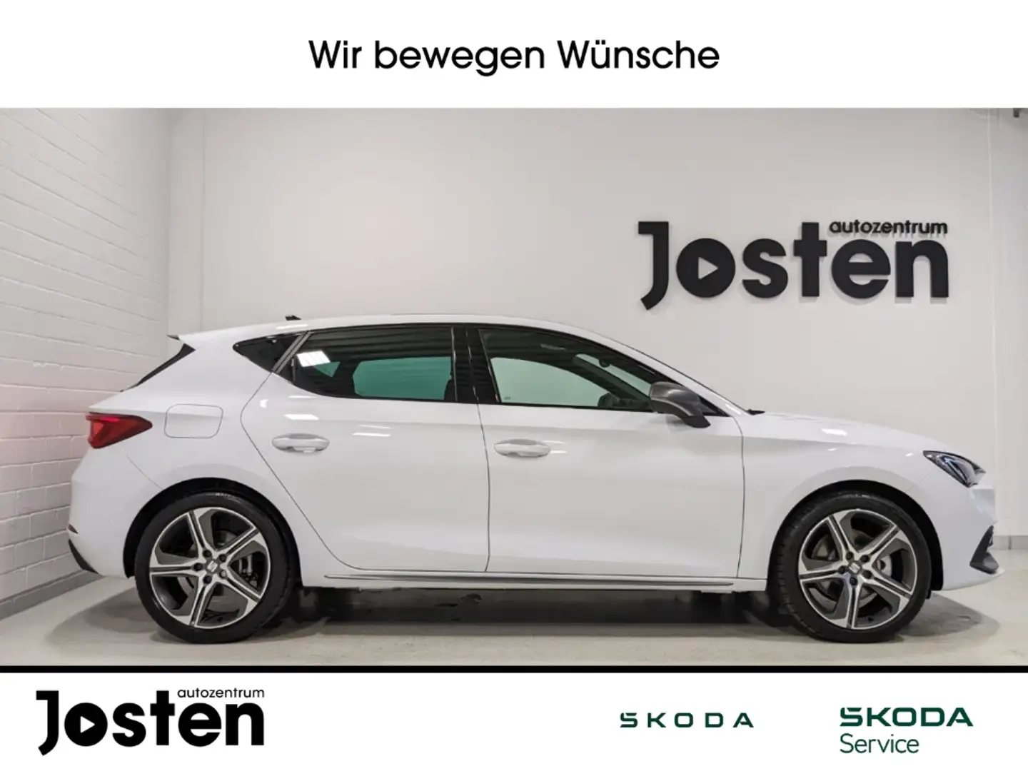 SEAT Leon FR 2.0 TSI DSG LED Pano StHz Beats Navi Weiß - 2