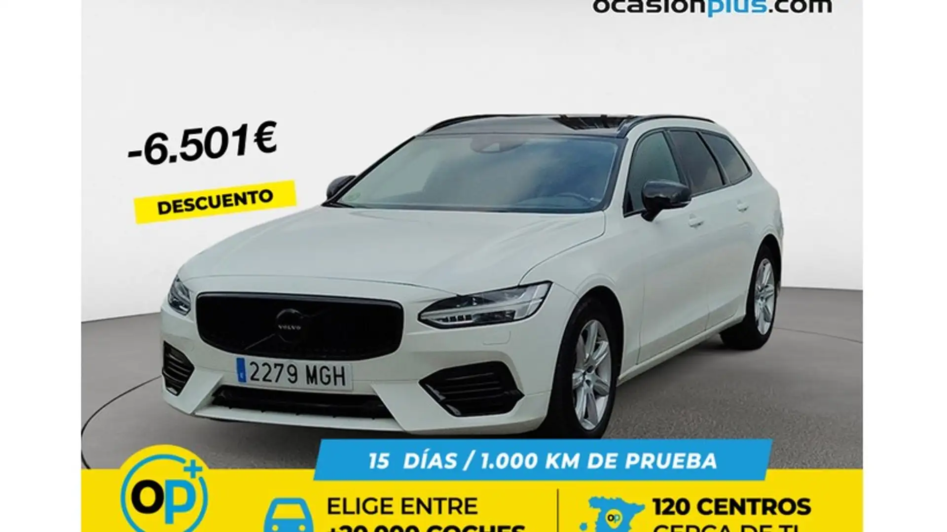 Volvo V90 D4 Momentum Aut. 190 Blanc - 1