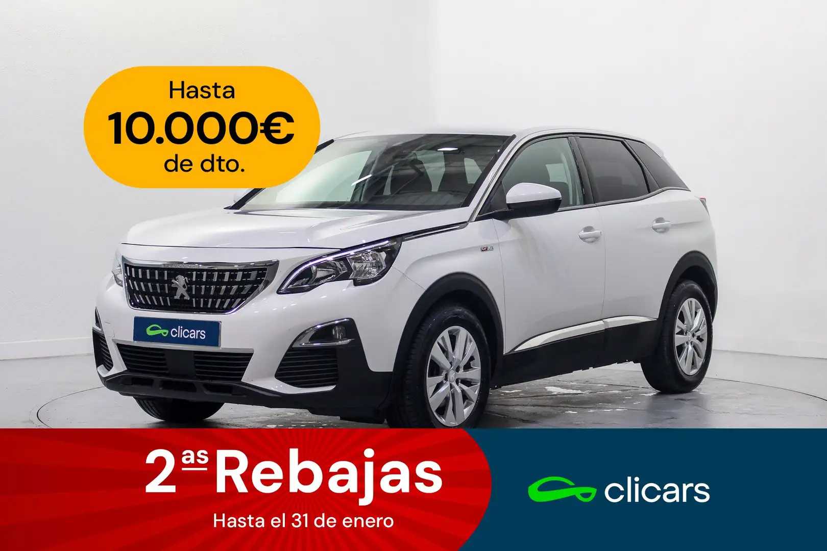 Peugeot 3008 1.5BlueHDi Active S&S 130 Blanc - 1