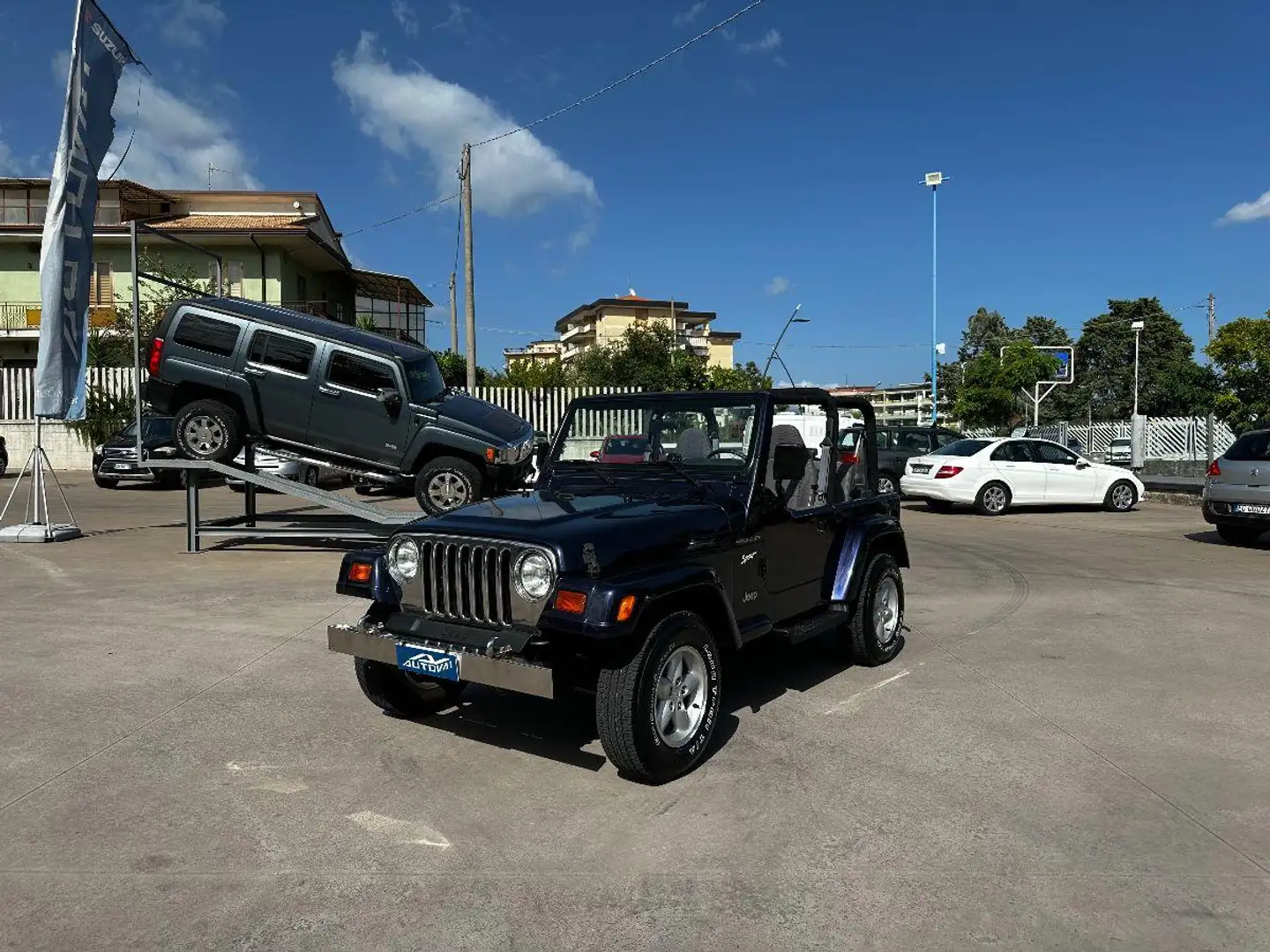 Jeep Wrangler cat Sport Blanc - 1