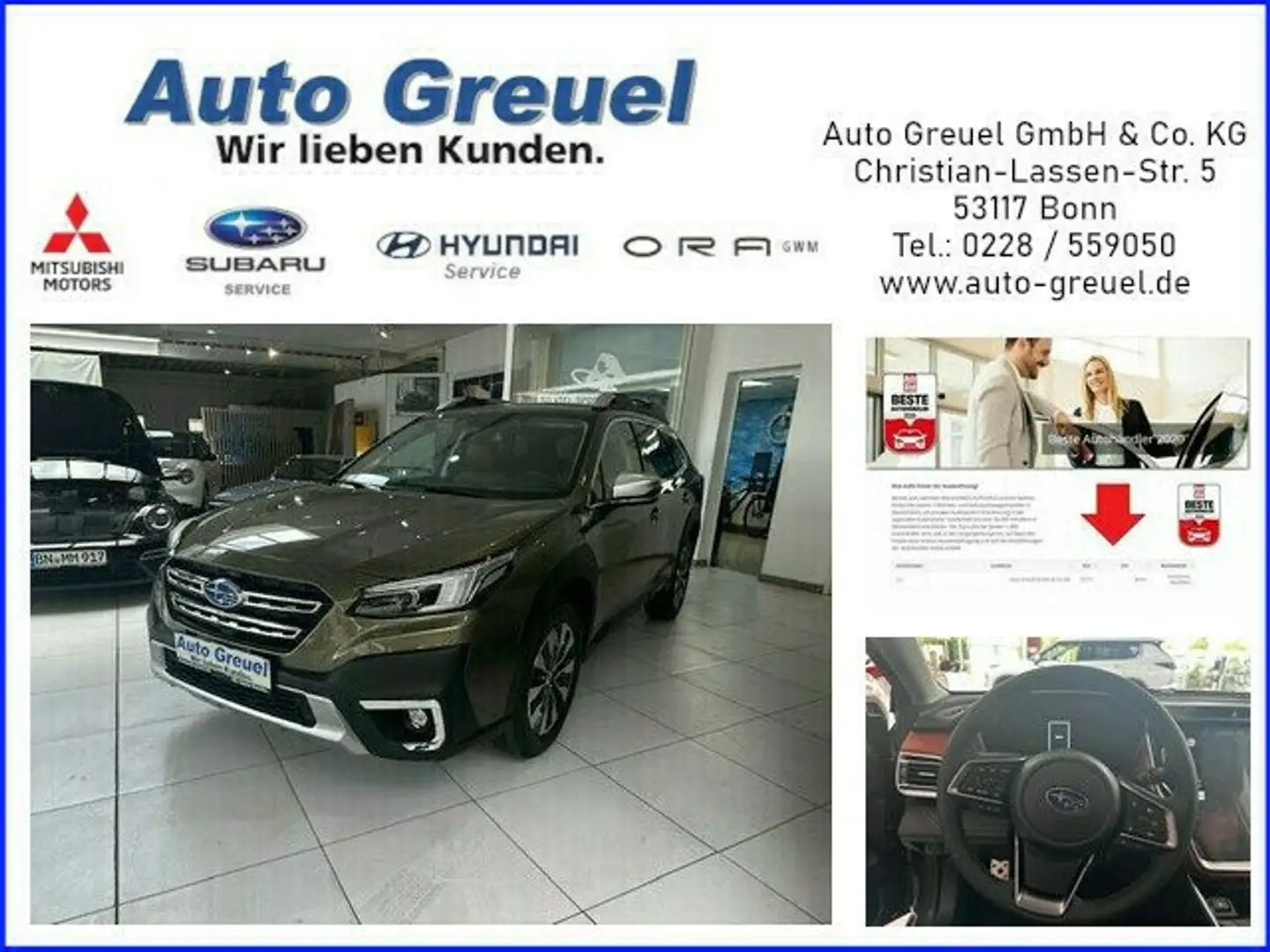 Subaru OUTBACK Platinum Lager sofort! Vert - 1