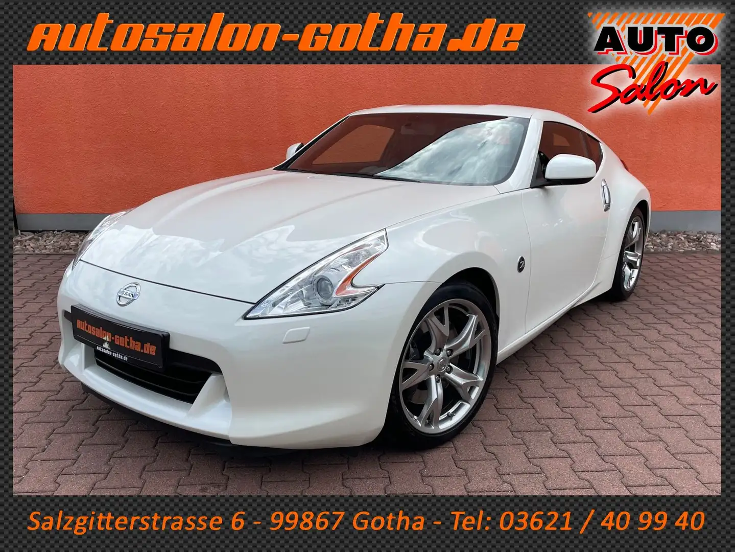 Nissan 370Z Automatik Z Pack wenigKM ORIGINAL 19"RAYS Blanc - 1