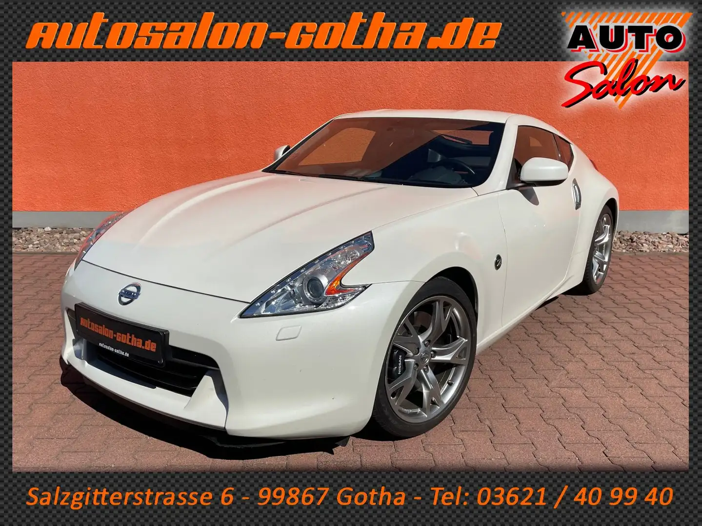 Nissan 370Z Automatik Z Pack wenigKM ORIGINAL 19"RAYS Weiß - 1