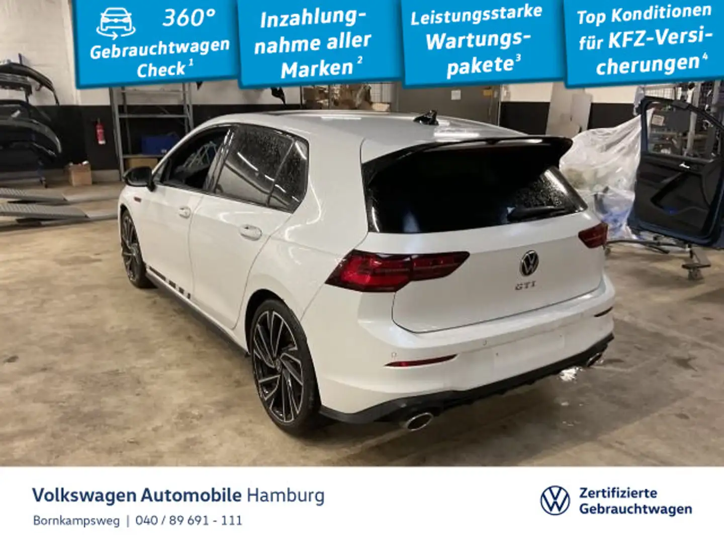 Volkswagen Golf GTI Golf VIII 2.0 TSI GTI Clubsport DSG LM19 Navi Ka Weiß - 1