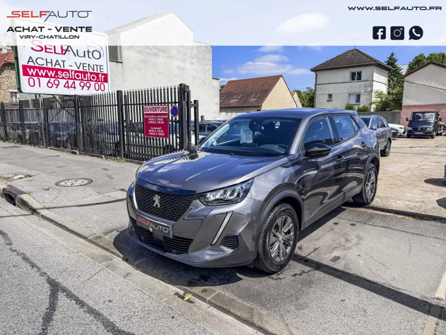 Peugeot 2008 1.5 BLUEHDI 110CH S\u0026S ACTIVE PACK Gris - 1