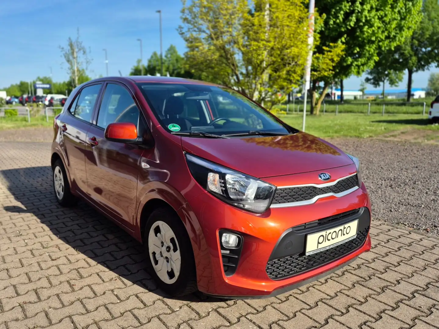 Kia Picanto 1.2 Edition 7 Klima Blutooth Allwetterreifen Orange - 2