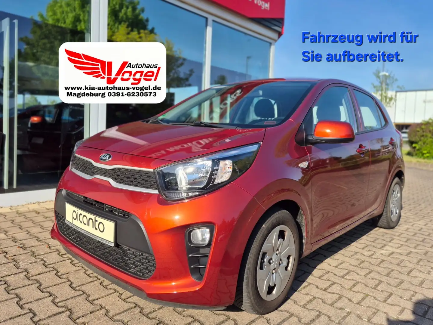 Kia Picanto 1.2 Edition 7 Klima Blutooth Allwetterreifen Orange - 1