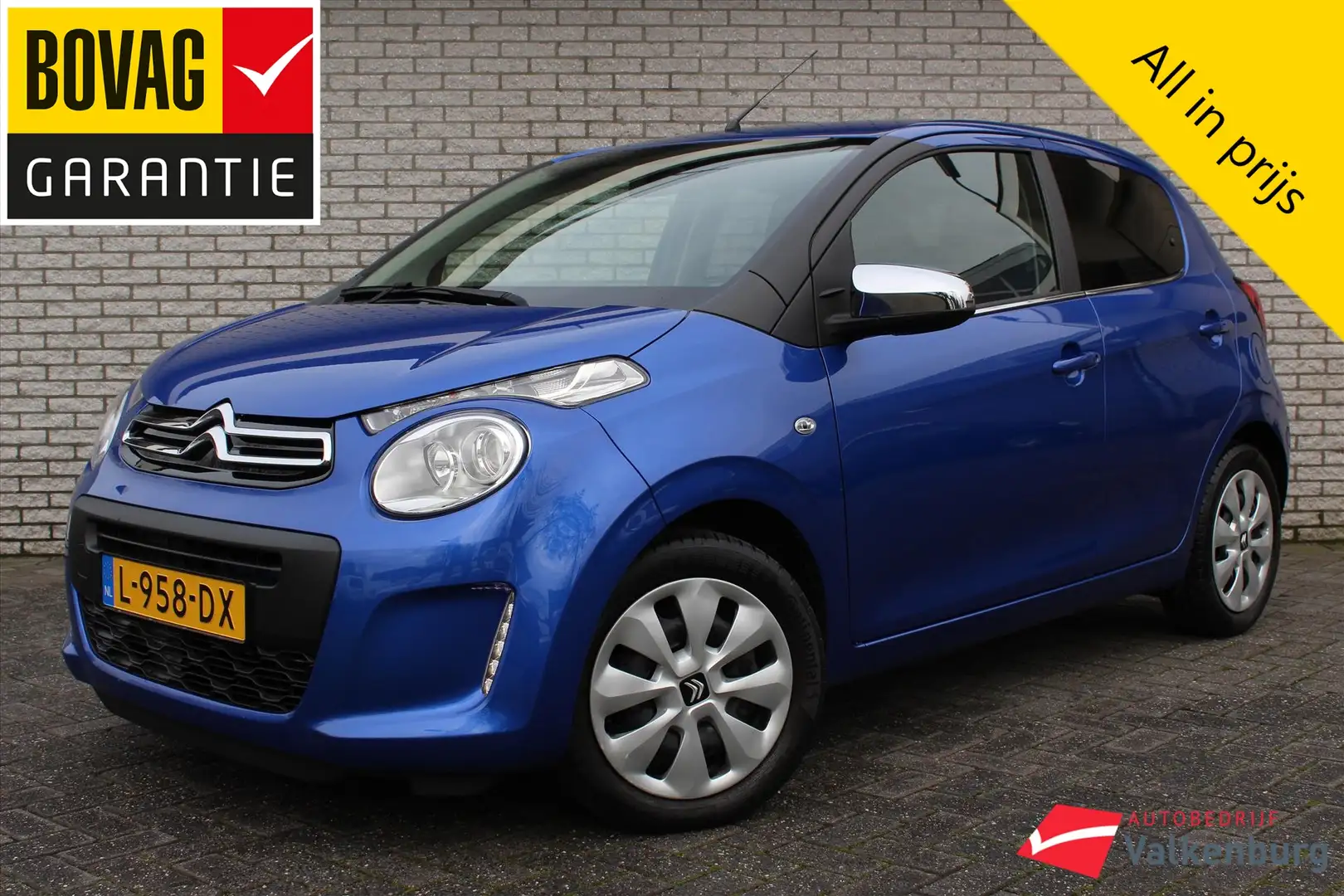 Citroen C1 1.0 VTi Feel | 5D | Airco | Bluetooth Blauw - 1