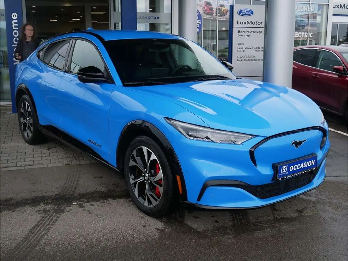 Ford Mustang Mach-E AWD 99kWh Extended Range 351ch-A1 GAR 12/2030 Bleu - 1