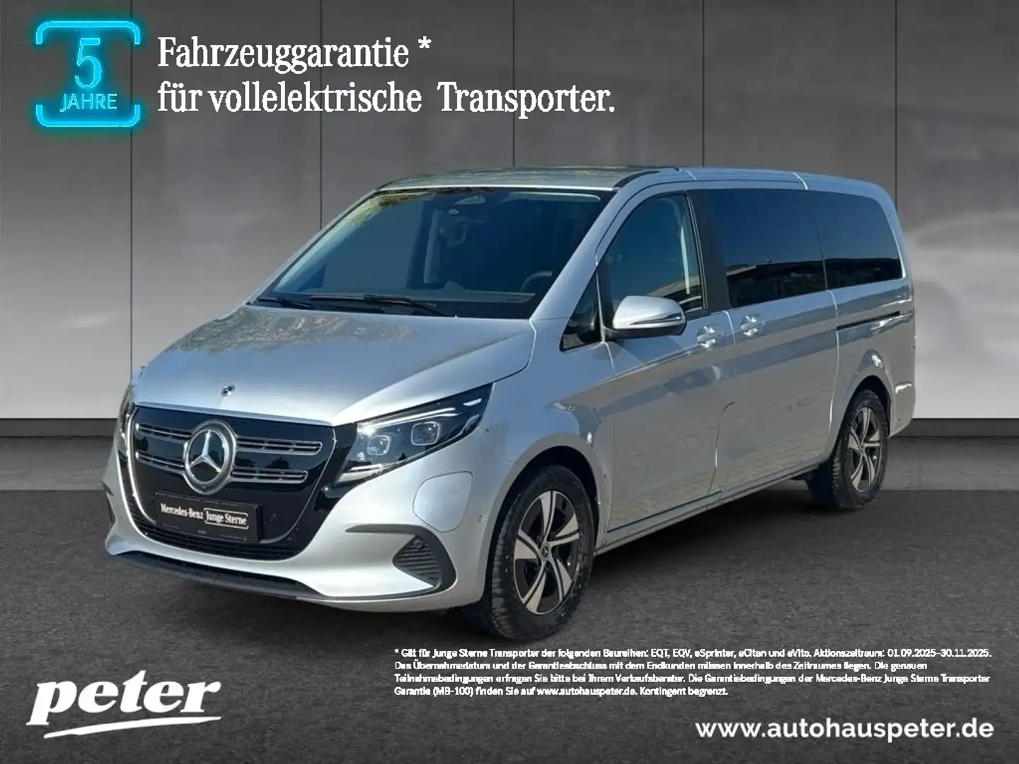 Mercedes-Benz EQV 300 Lang AIRMATIC+LED+PANO+DISTR Silber - 1