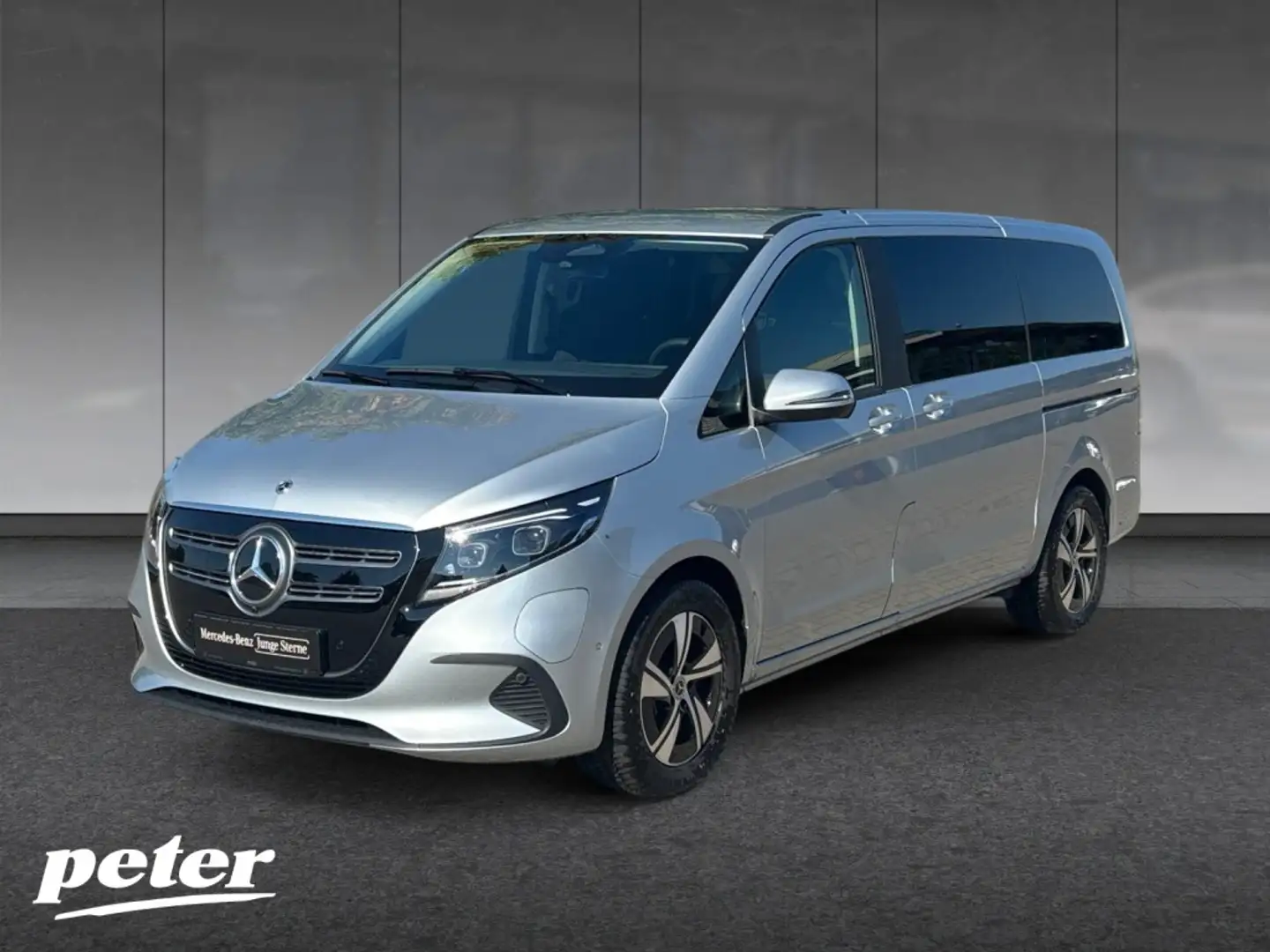 Mercedes-Benz EQV 300 Lang AIRMATIC+LED+PANO+DISTR Plateado - 1