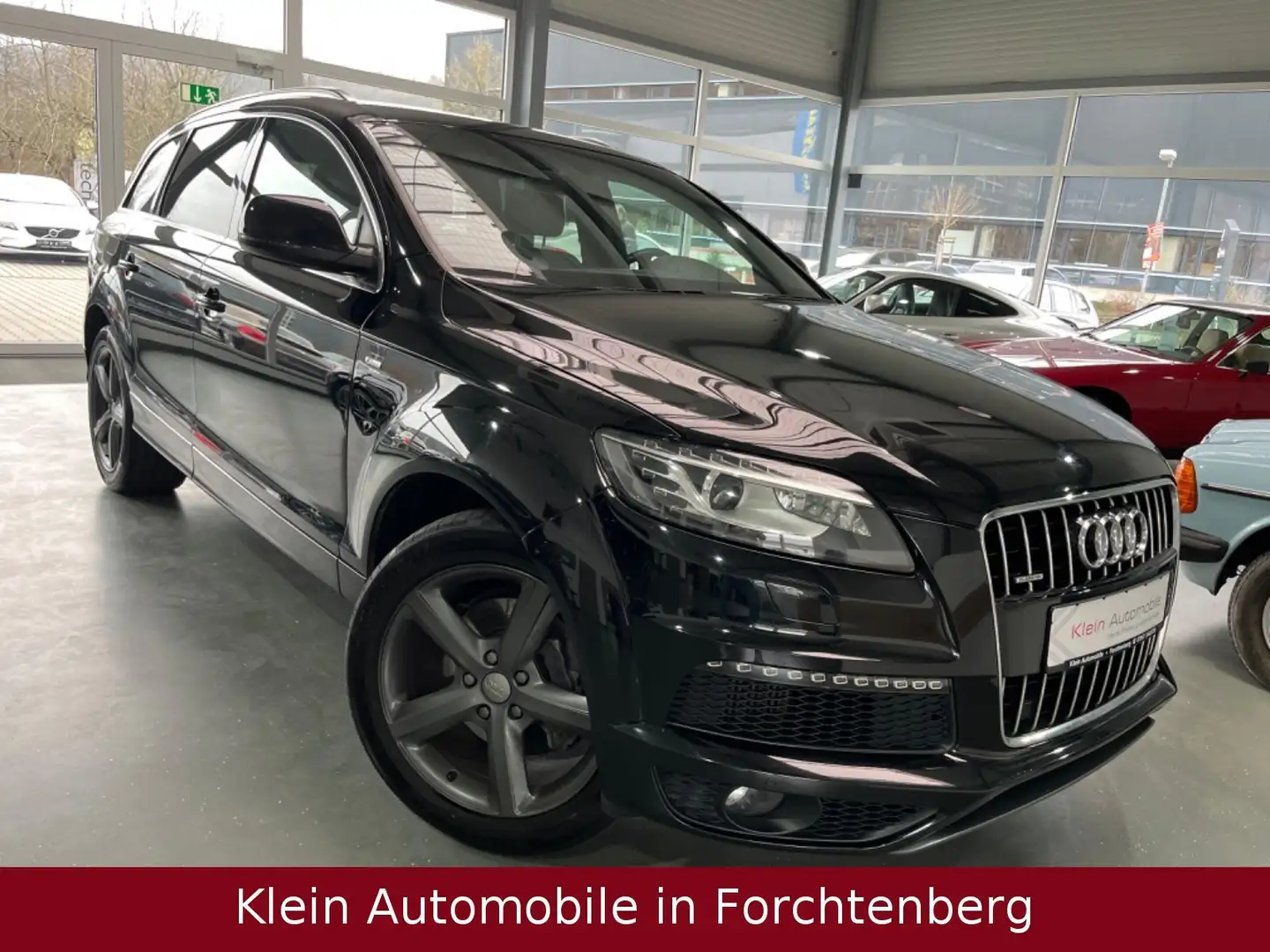 Audi Q7 3.0TDI 3x S Line Nav Luft Leder Xenon Kam 20" Negru - 1