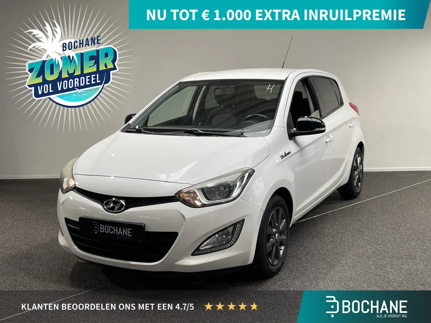 Hyundai i20 1.2i Go! Airco | Bluetooth | cruisecontrole Wit - 1