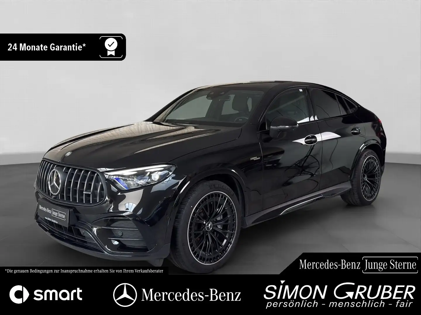 Mercedes-Benz GLC 43 AMG GLC 43 4M Coupe AMG Night Nappa Standhzg AHK Schwarz - 1