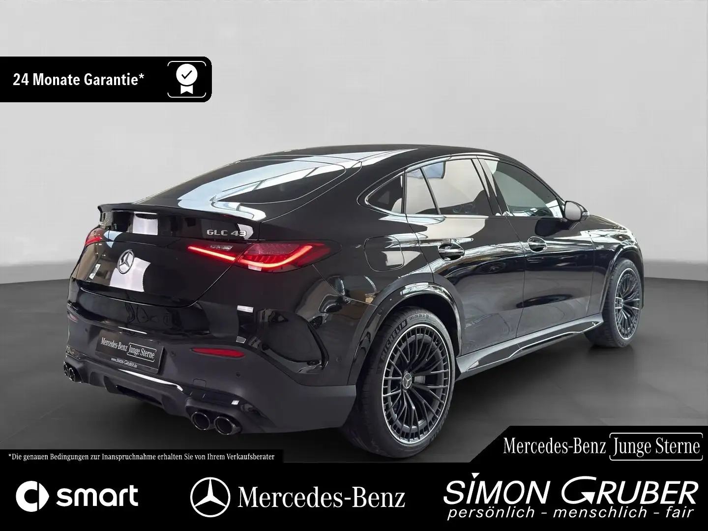 Mercedes-Benz GLC 43 AMG GLC 43 4M Coupe AMG Night Nappa Standhzg AHK Schwarz - 2