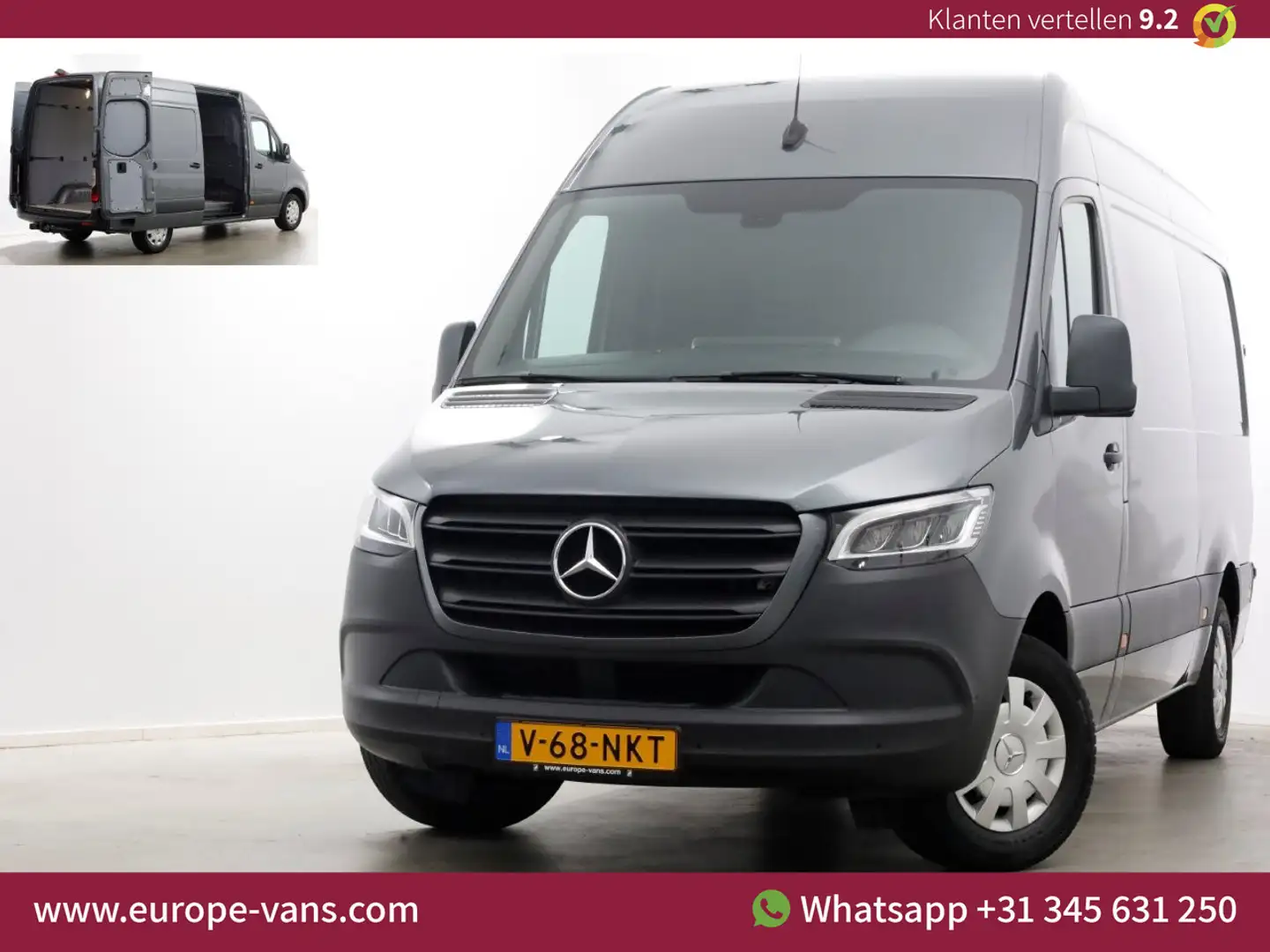 Mercedes-Benz Sprinter 316 CDI 163pk L2H2 LED/Camera/Navi/Trekhaak 2800kg Gris - 1
