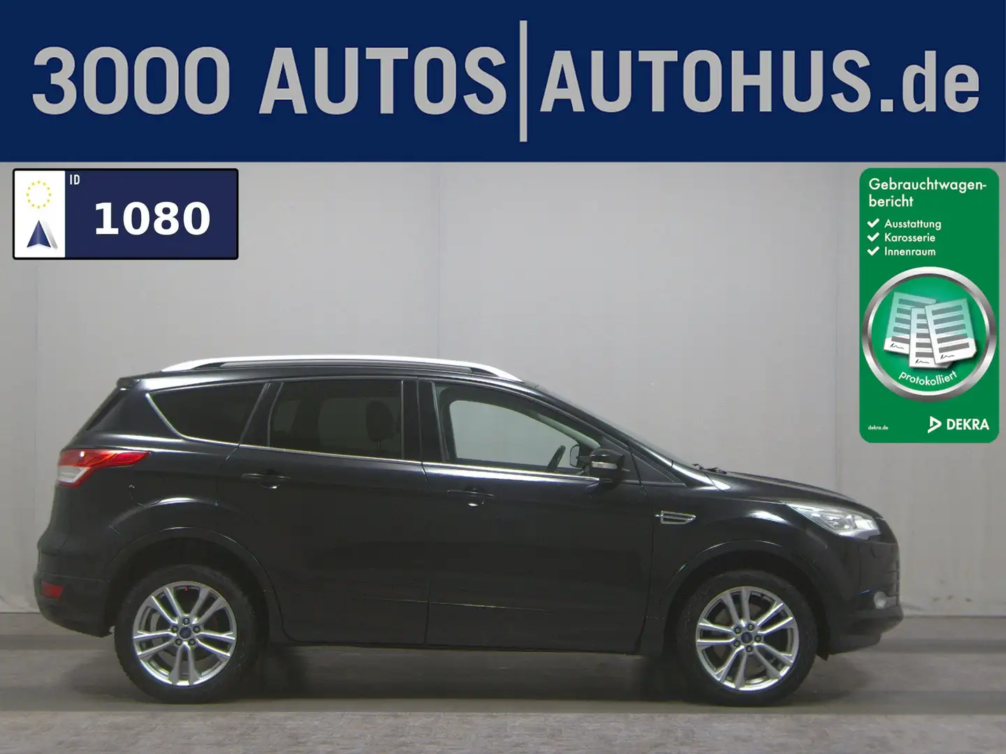 Ford Kuga 2.0 TDCI 4x4 Individual T-Leder Navi AHK BiXenon Czarny - 1