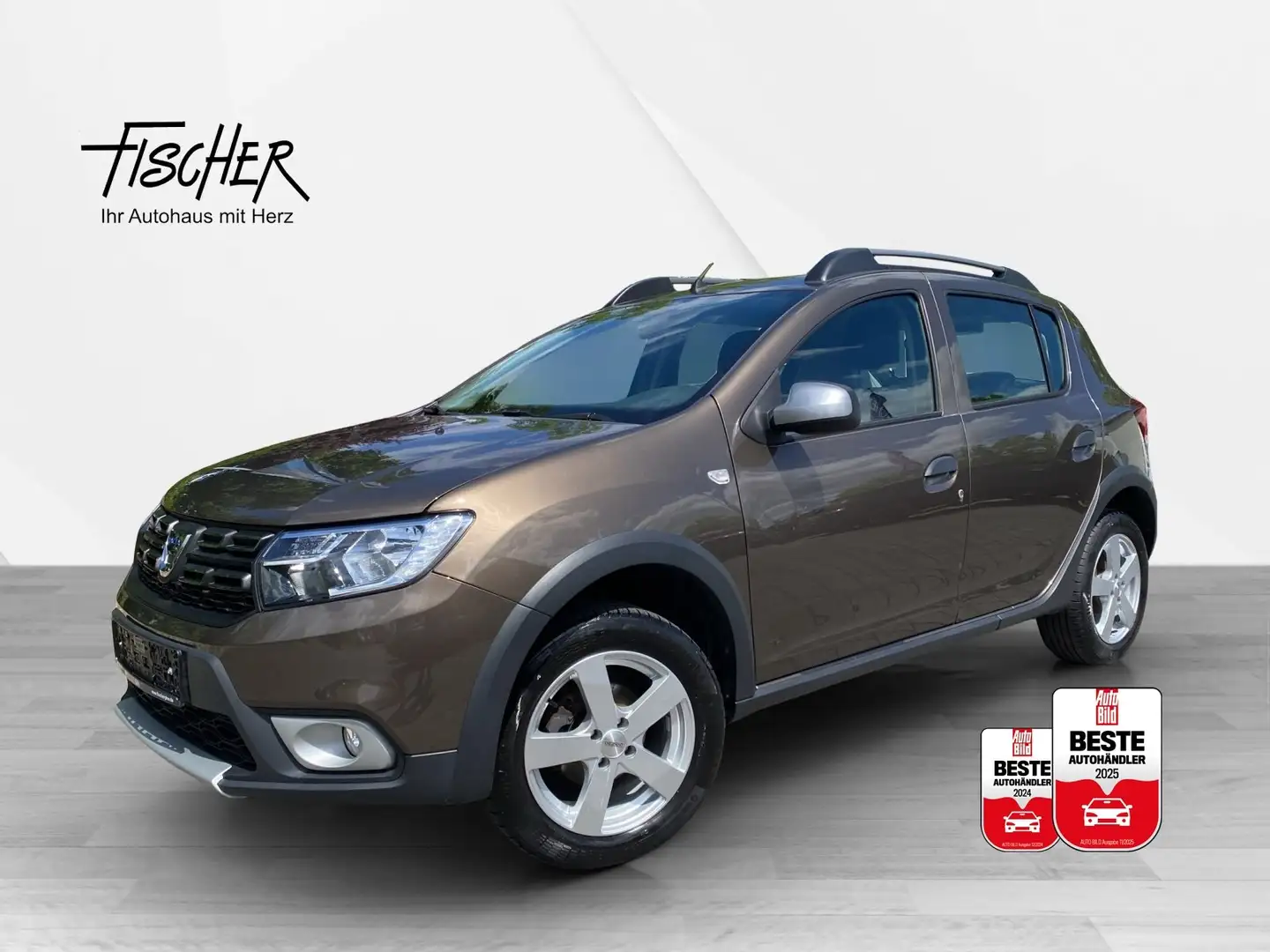 Dacia Sandero Stepway TCe 90 Prestige 1.Hand RFK PDC Klima  Step Braun - 1