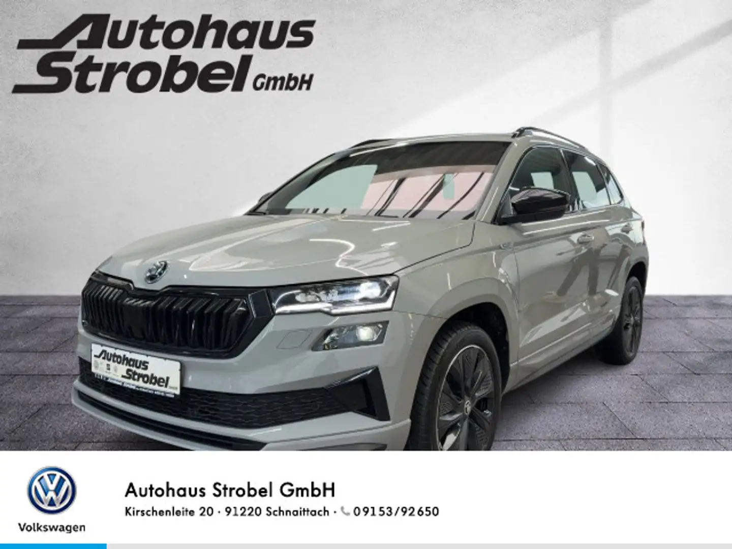 Skoda Karoq 1.5 TSI DSG "SUNSET" LED-Matrix Kamera Amu Gris - 1