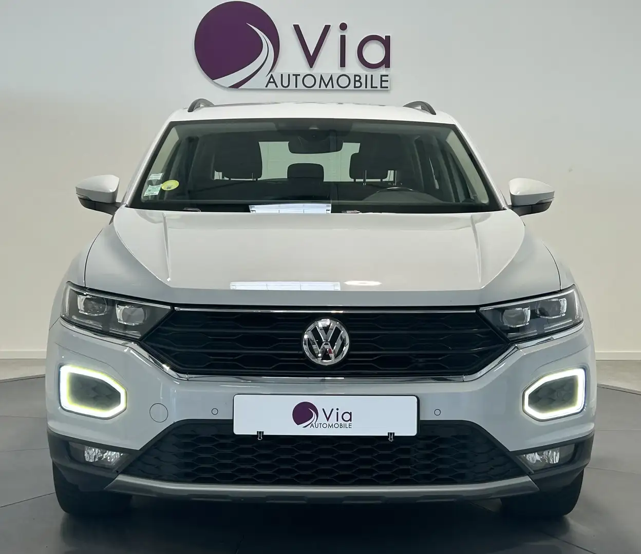 Volkswagen T-Roc 1.6 TDI 115 Start/Stop BVM6 Lounge Gris - 2