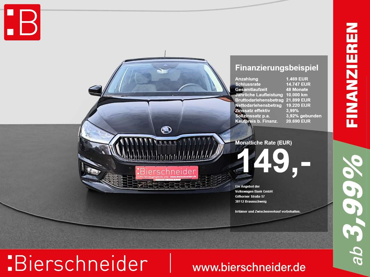 Skoda Fabia 2025 — 1.0 TSI DSG Tour NAVI PDC RFK KESSY SITZH SMART LI