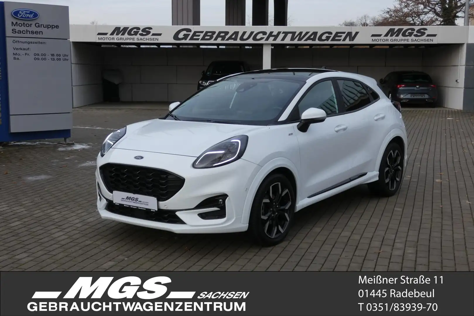 Ford Puma 1.5 EcoBlue 'ST-Line X #AHK #FSH #ACC #KAM Weiß - 1