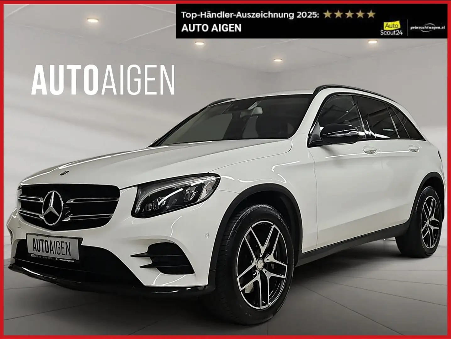 Mercedes-Benz GLC 250 d 4MATIC * AMG * NIGHT * 2. BESITZ * AHK * LED * Weiß - 1