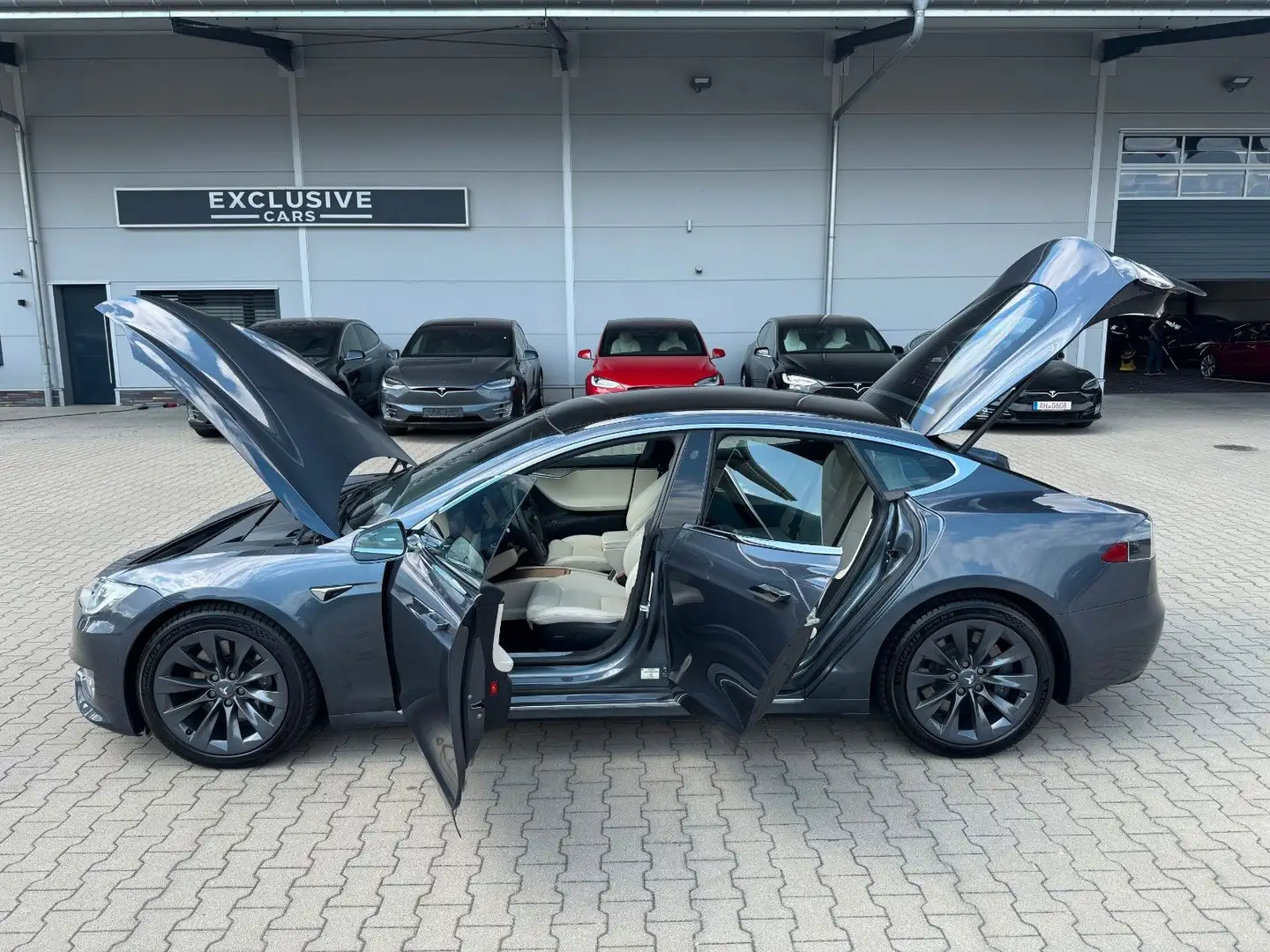 Tesla Model S MODEL S RAVEN LONG RANGE |  AP 3 | CREME | Gris - 2