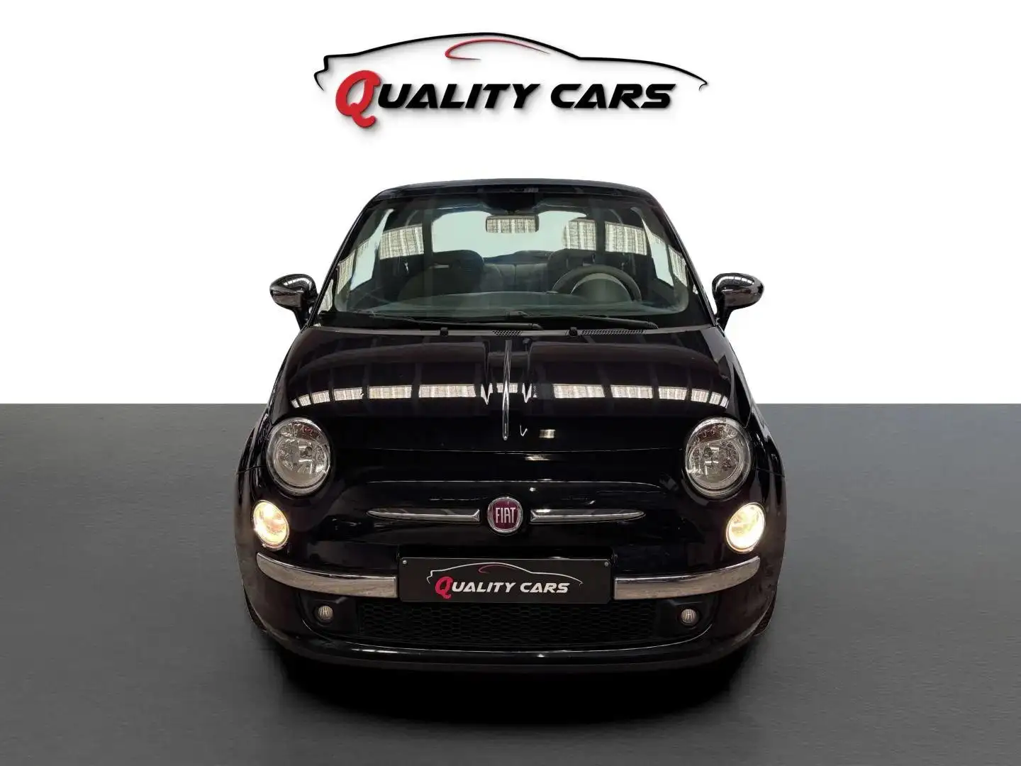 Fiat 500 1.2i | Pano dak | EURO 6B | Garantie | Facelift Zwart - 2