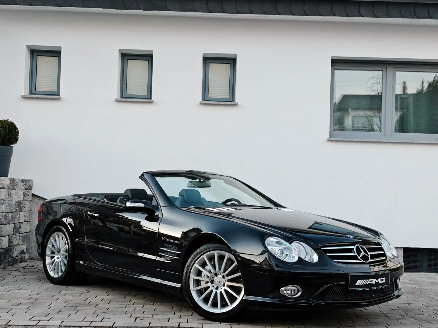 Mercedes-Benz SL 55 AMG 517 PS | 1. HAND | ORIG. 79 TKM | BRD Nero - 2