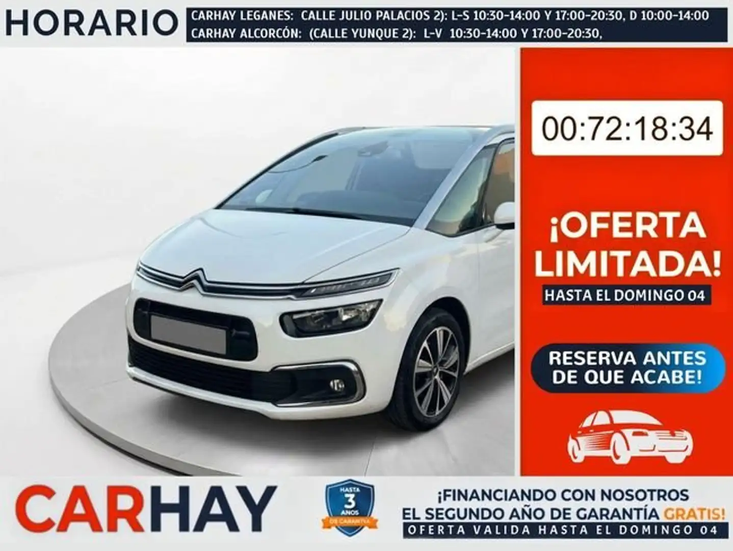 Citroen C4 BlueHDi 96KW (130CV) S&amp;S Live Blanco - 1