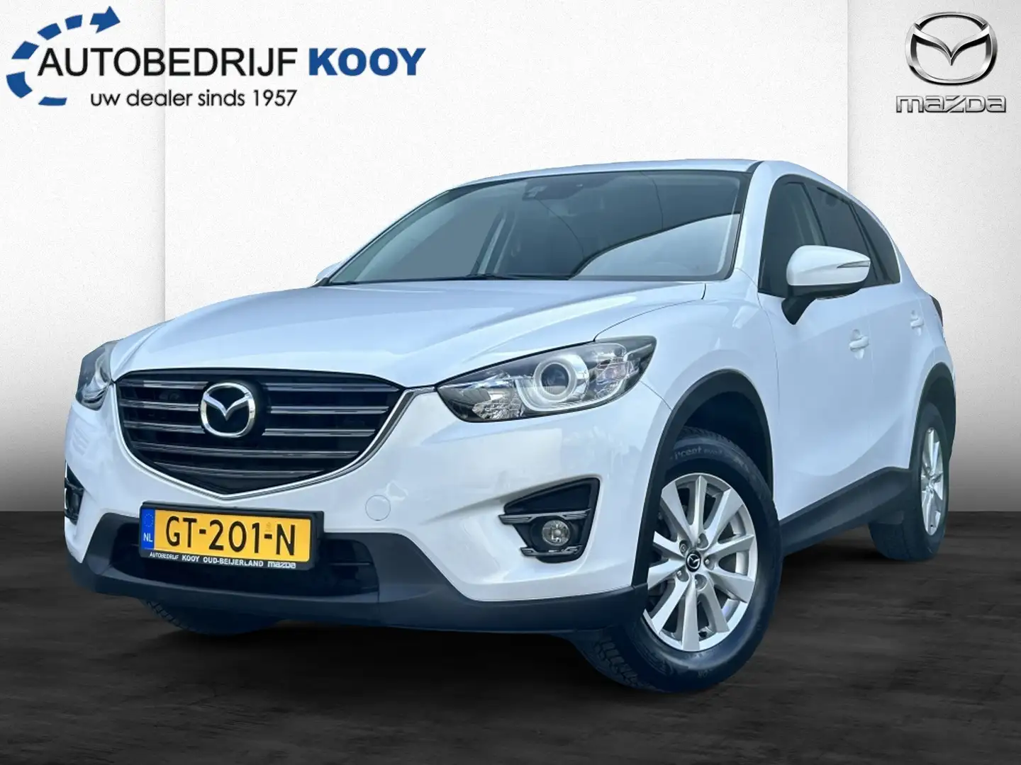 Mazda CX-5 2.0 SkyActiv-G 165pk SkyLease 2WD + trekhaak Weiß - 1
