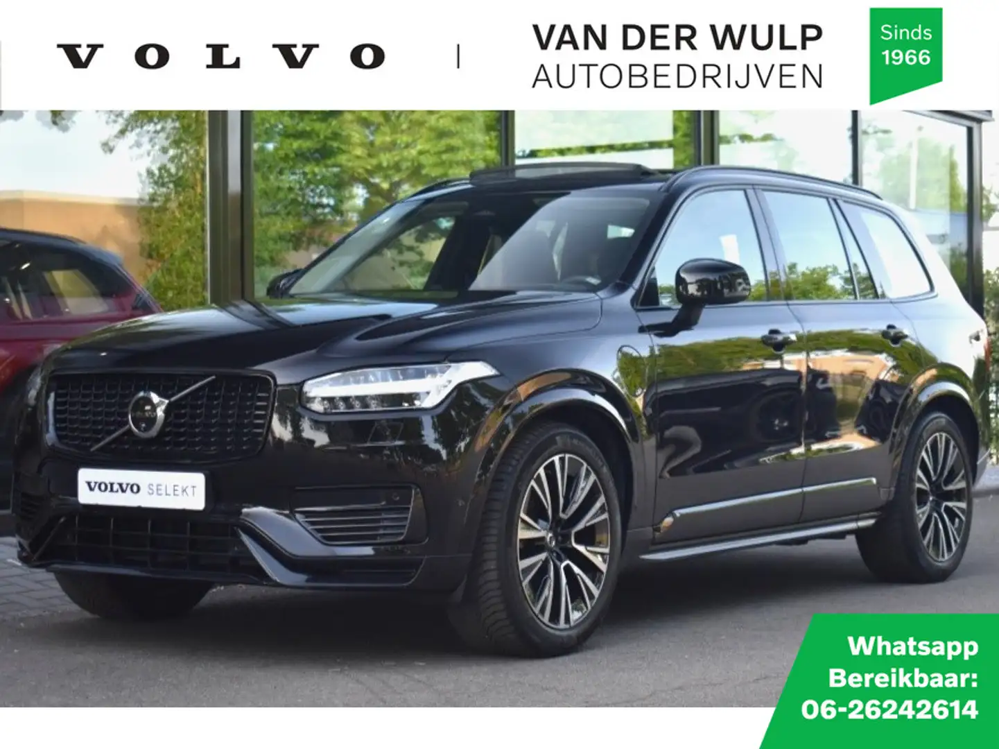Volvo XC90 T8 455pk AWD Ultra Dark | Luchtvering | Massage | Noir - 1