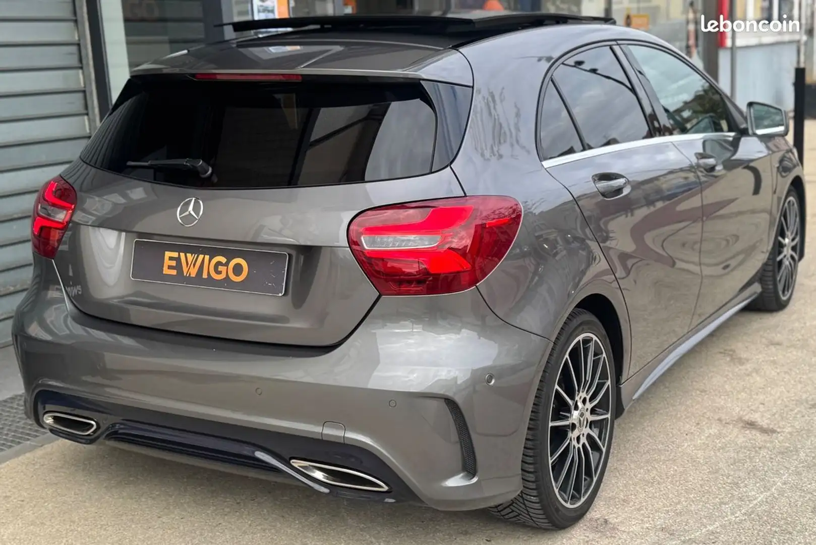 Mercedes-Benz A 220 220d white art fascination amg cdi 177ch 4matic 7g-dct bva Gris - 2