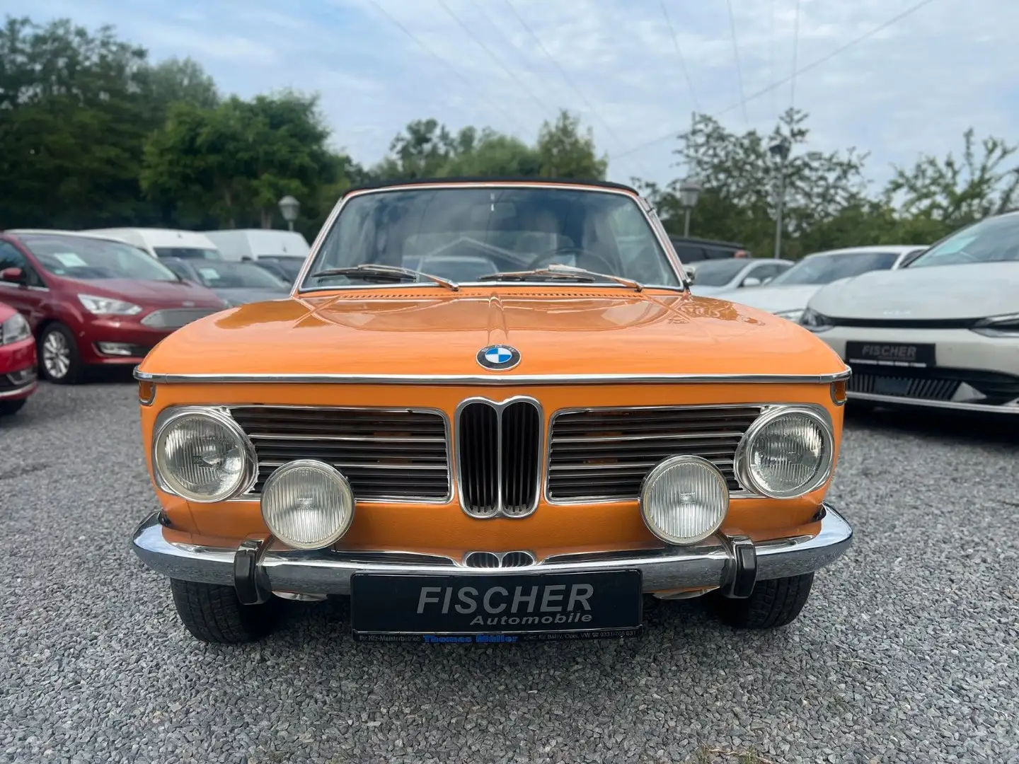 BMW 2002 1600 -2 Cabrio+2 Hand+Restauriert+Top Zustand+ Orange - 2