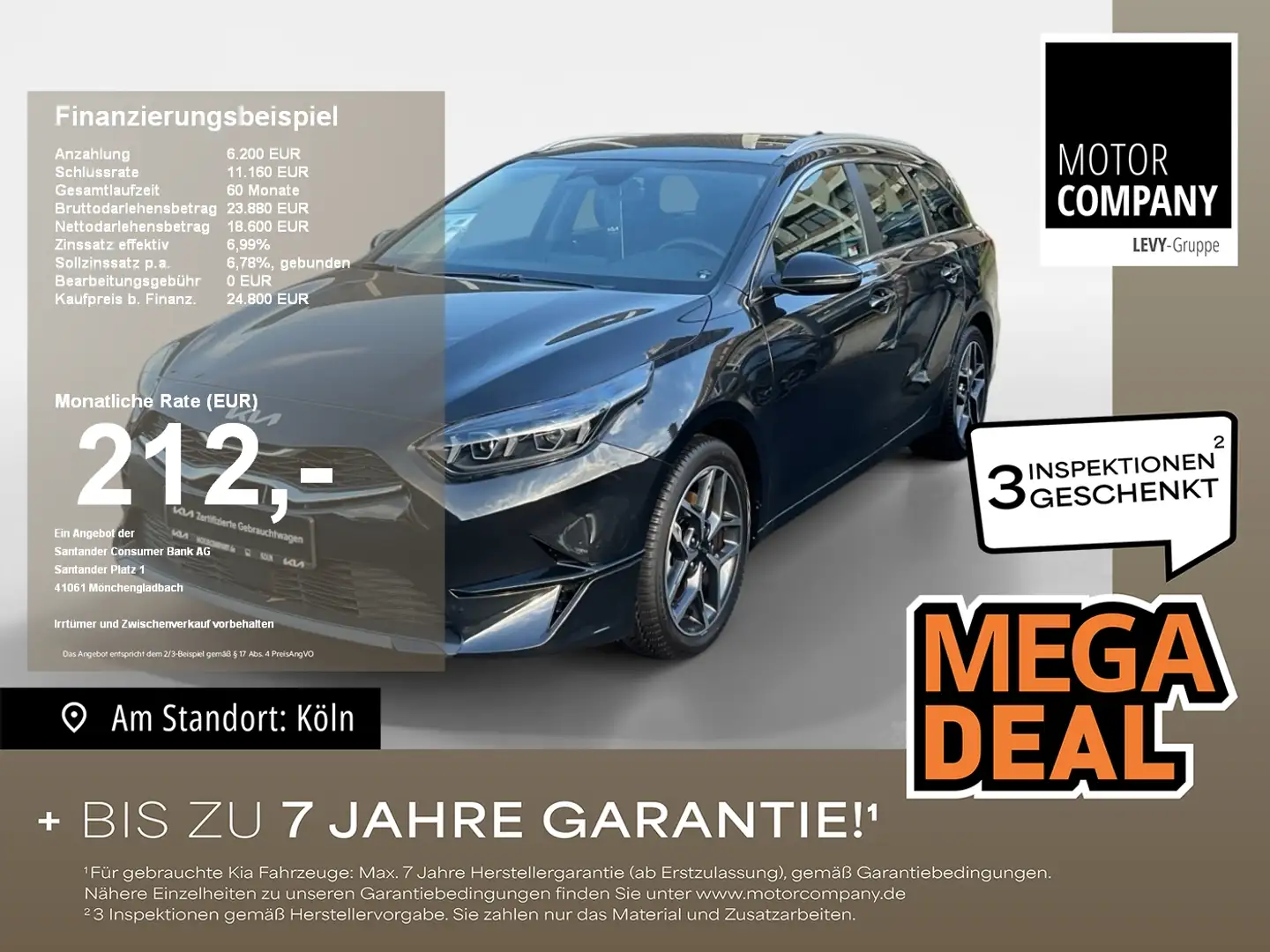 Kia Ceed SW / cee'd SW Ceed Sportswagon 1.5 T-GDI Spirit +DCT+Allwetter+ Noir - 1