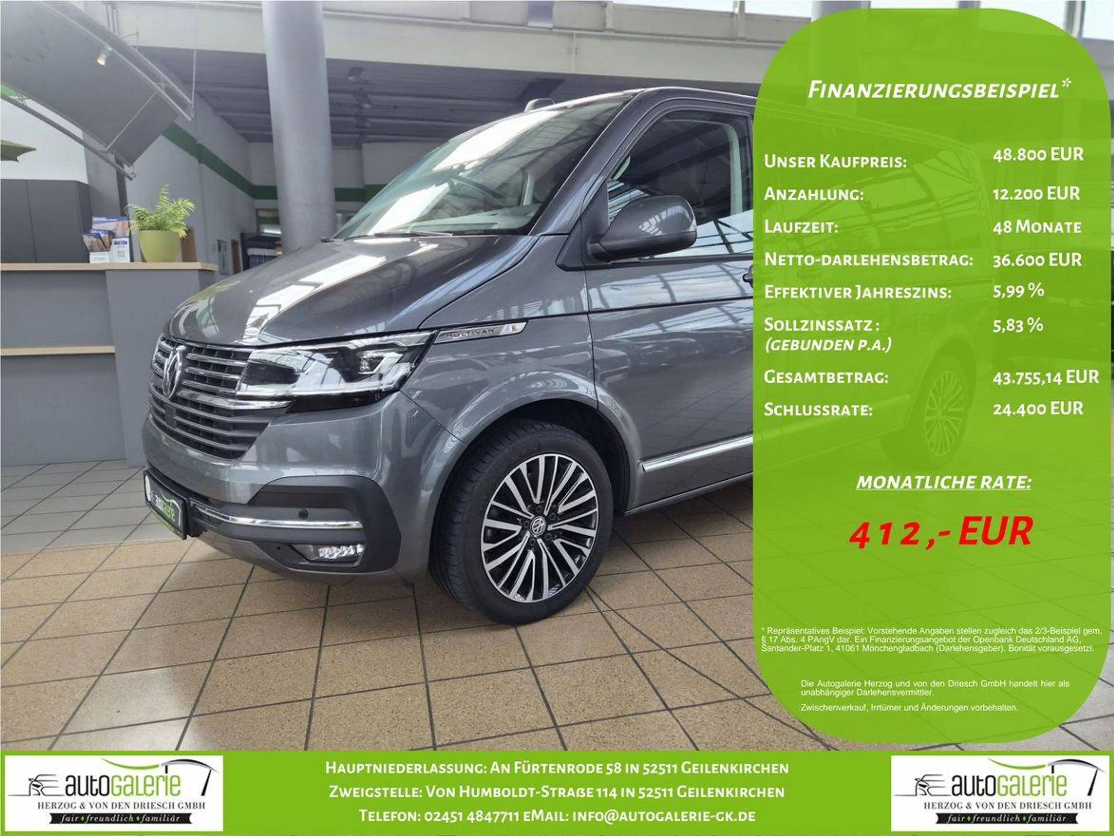 Volkswagen T6.1 Multivan FWD Generation Six