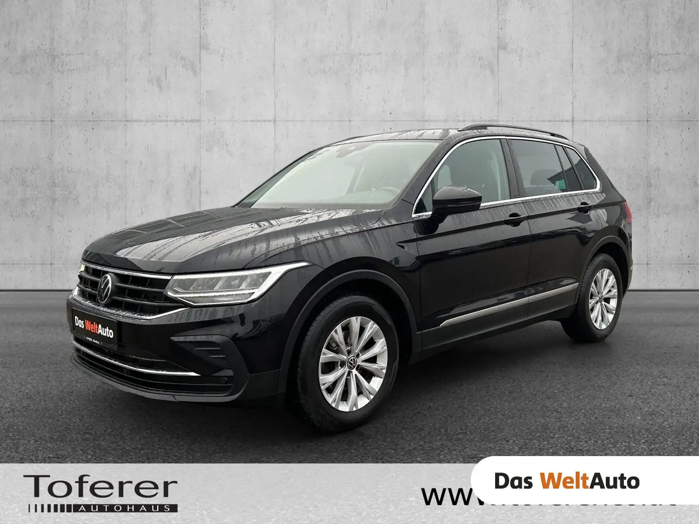 Volkswagen Tiguan Life TDI DSG Schwarz - 1