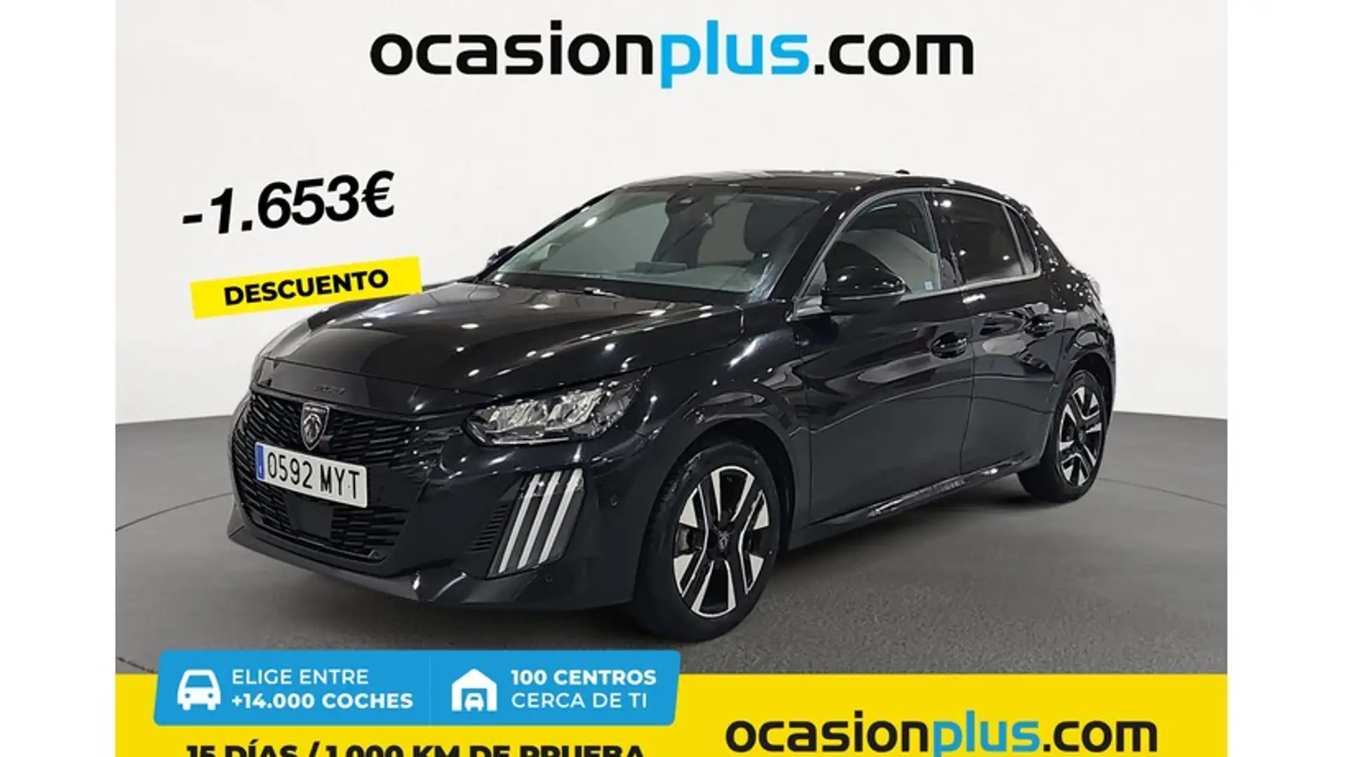 Peugeot 208 1.2 Puretech S&S Allure 100 Noir - 1