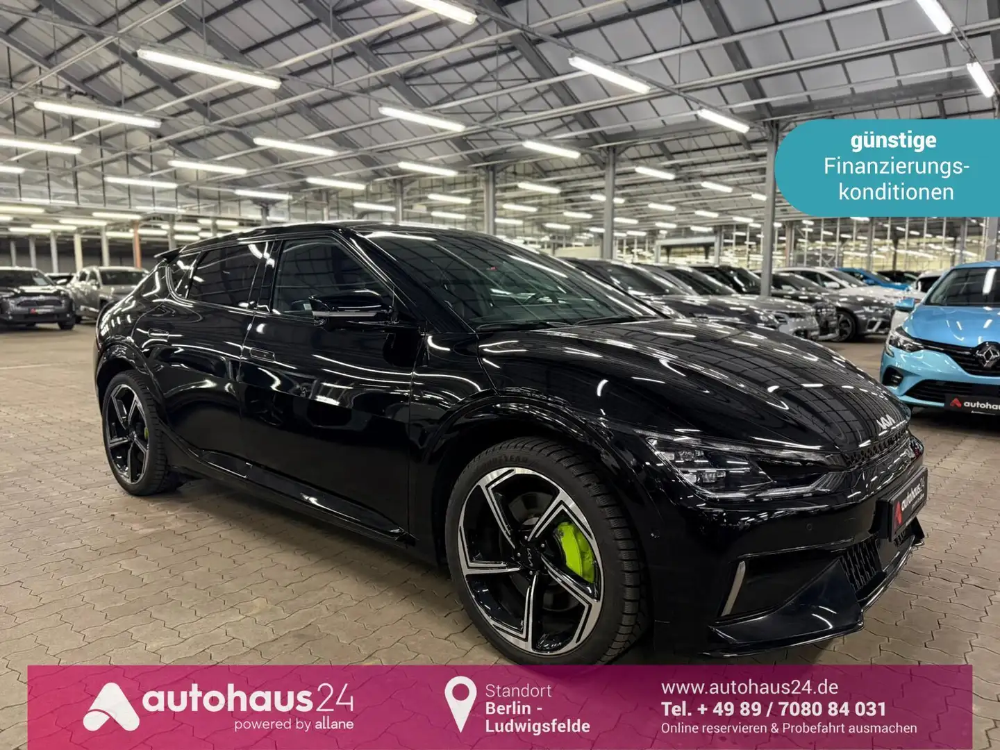 Kia EV6 Elektro 77,4 kWh  GT 4WD|ACC|CarPlay Schwarz - 1